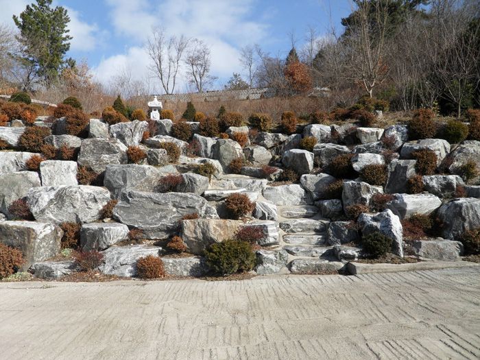 자연석 조경현장