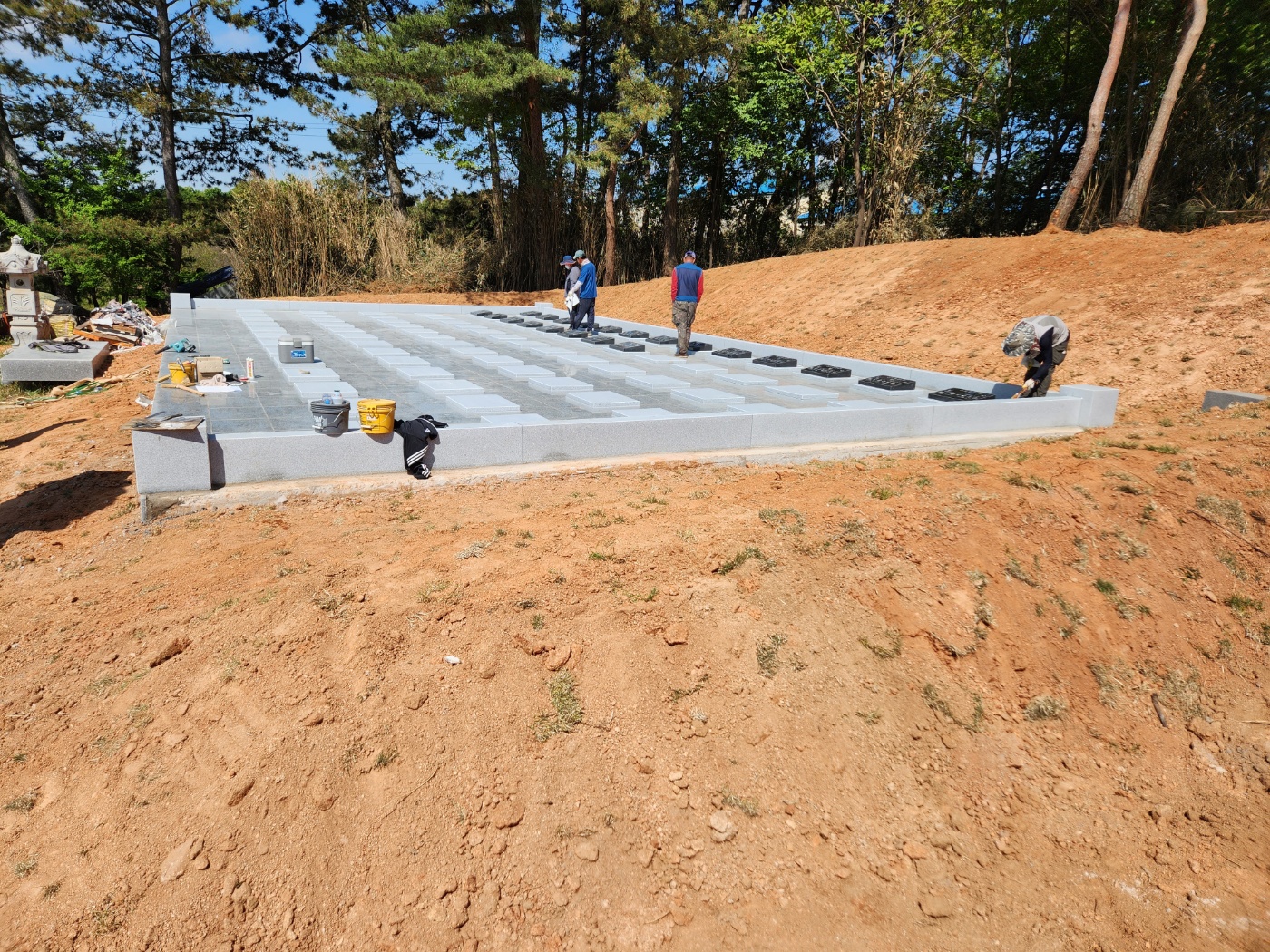 평장와비 - 판재 시공